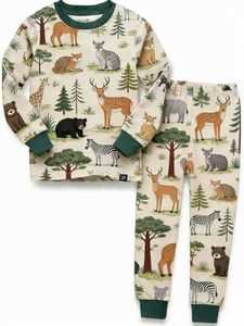 Set Estivo per Neonati in Cotone Organico 100% Ultra Traspirante, Tecnologia ad Asciugatura Rapida, Abbigliamento Casual a Maniche Corte per Clima Caldo - Product Image 2