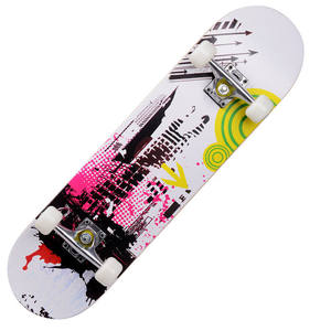 Monopatín de doble patada para principiantes, 4 ruedas de PU, marco de Metal de aluminio PU, logotipo personalizado, Color personalizado, madera completa, patineta - Product Image 5