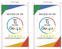 Carte NFC213 NFC Review Card 13.56MHz, carte intelligente sans contact, logo personnalisé pour les avis de restaurant