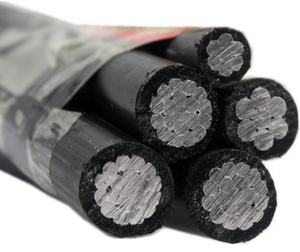 Câble ABC basse tension 4x70mm2 50mm2 conducteur en aluminium XLPE PE LDPE PVC isolé <span class=keywords><strong>Service</strong></span> Quadruplex Triplex <span class=keywords><strong>Duplex</strong></span> aérien - Product Image 4