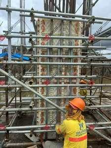 MAUP ABS Plastic Formwork System Sample Display for Wall, Column and Residential Construction - Product Image 1