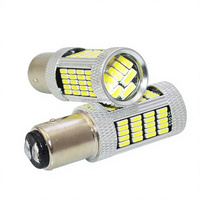 Pièces et accessoires automobiles, ampoule LED de feu stop et clignotant pour voiture, 12V BAY15D 1157 92LED 4014 S25 92SMD, rétrofit/amélioration