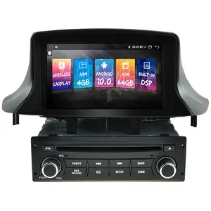Android 11 DSP Car DVD Multimedia Player Navegação GPS Para Renault Megane 3/Renault Fluence 2009 + Carlayer Auto Stereo Rádio