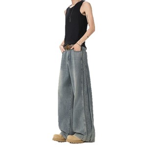 Nouvelle Collection 2026 – Jean Décontracté Homme Hiver Automne, Coupe Large, Polyvalent, Style Streetwear pour Jeunes - Product Image 5