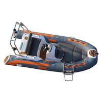 Yacht de pêche de luxe en aluminium Qingdao Haohai RIB390CL avec console centrale