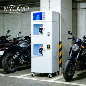 MYCAMP Nouvelle machine de nettoyage automatique de casques à double compartiment avec fonctionnement de 60 minutes - Product Image 3