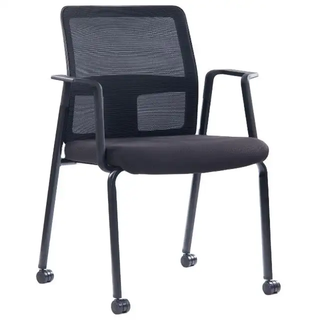 Kabel Büromöbel Mesh Stuhl mit 4 beweglichen Beinen Mitte Rücken ergonomischen Mesh Executive Bürostuhl