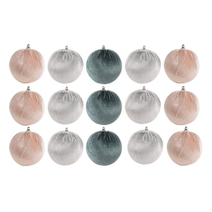 Nueva Llegada, Nuevo Diseño, Bola de Navidad de Plástico Roja, Blanca y Transparente, Irrompible, 8*7.5cm, Decoraciones Navideñas, Precio de Fábrica - Product Image 1