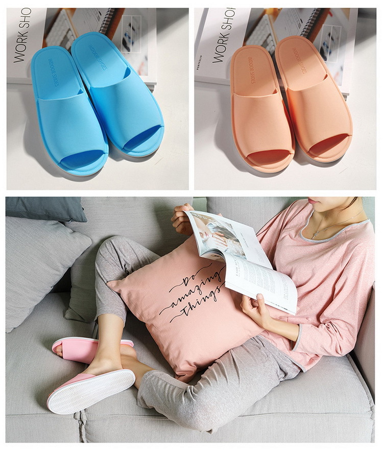 Fashion Bath Slippers Men Women Summer Couple Slippers Breathable Anti-slip Slides