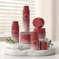 Flacon pompe airless en acrylique 15 ml 30 ml 50 ml, petits flacons cosmétiques givrés pour sérum et crème, emballage airless pour voyage