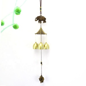 Nouveau carillon éolien en alliage <span class=keywords><strong>de</strong></span> cuivre pastoral décoration suspendue bouddhiste pour la maison porte <span class=keywords><strong>jardin</strong></span> cloche en métal ornement suspendu décoratif - Product Image 1