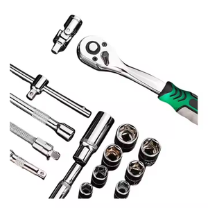 T277 53Pcs Sửa Chữa <span class=keywords><strong>Ratchet</strong></span> Ổ Cắm Cờ Lê 72-Răng 1/4 <span class=keywords><strong>Ratchet</strong></span> Cờ Lê Sử Dụng Cho Ô Tô Và Xe Máy Bảo Trì - Product Image 1