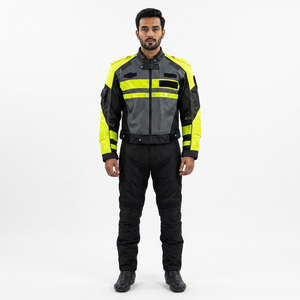 Mens Custom Hooded Motocross Riding Jacket with Breathable Canvas Body Protector CE Approved OEM & ODM Service - Product Image 1