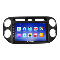 Pour VW TIGUAN 2010-2021, autoradio Android 9 pouces, double DIN, Octa-Core, Quad, GPS, navigation