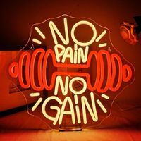 Dropshipping, enseigne au néon LED avec logo personnalisé, vente en gros, décoration d'événements, salle de sport, entraînement, enseigne au néon LED personnalisée, néons personnalisés