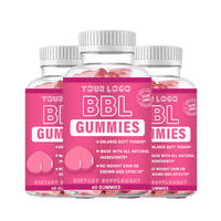 Gummies OEM pour femmes BBL : Vitamines pour l'amélioration et le raffermissement des fesses, lifting des hanches, et amélioration des fesses et des seins