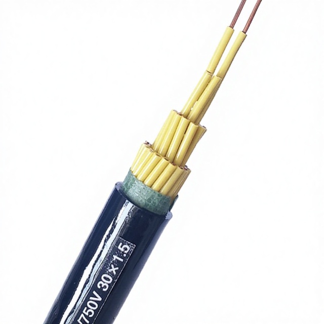 1.5mm & 2.5mm PVC Flexible Control Cable CVV CVVS Copper Tape Shielded TFR-CVV
