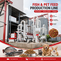 Ligne de production d'extrusion d'aliments pour poissons entièrement automatique LIMA 150-500 kg/h, machine à granulés pour aliments pour poissons, chats et chiens, fournisseur de machines