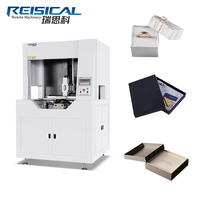 Machine d'emballage de boîtes rigides semi-automatique fiable, laminateur de surface de boîte à haute efficacité