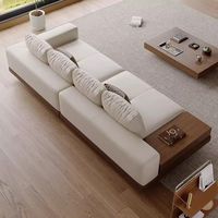 Modernes Design Wohnmöbel zum Großhandelspreis Komfortables Ökologisches Leder Einfaches Ecksofa mit Armlehne für Wohnzimmer