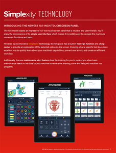 <span class=keywords><strong>Ricoma</strong></span> MT- 2001 Máquina de bordar serie MT de cabezal único de alta velocidad - Product Image 5