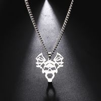Collier en acier inoxydable avec pendentif étoile du Chaos Myshape, symbole magique, marque du Chaos, talisman pour homme, bijoux punk