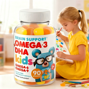 Compléments alimentaires DHA Oméga-<span class=keywords><strong>3</strong></span> pour enfants SHENGYAO à base d'algues, bonbons gélifiés, 2 bonbons mous par jour, sans conservateurs ni colorants artificiels - Product Image 4