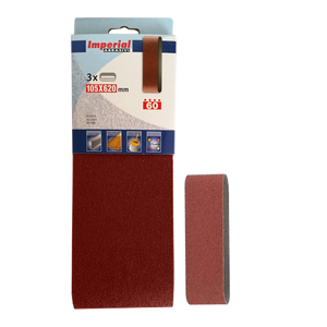 105X620mm Grain 80 ABRASIVE BELT <b>Sand</b> <b>Making</b> <b>Machinery</b> 3-Piece Set - Product Image 1