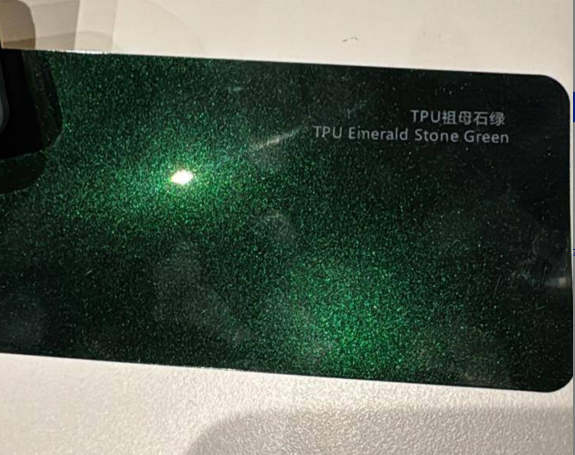 TPU verde smeraldo
