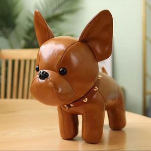 ODM/OEM deri sevimli aslan fil açık kahverengi inek peluş oyuncak odası oturma odası dekorasyon - Product Image 3