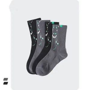 2022 new street fashion brand ink-splashing graffiti luminous tube socks ins sports socks