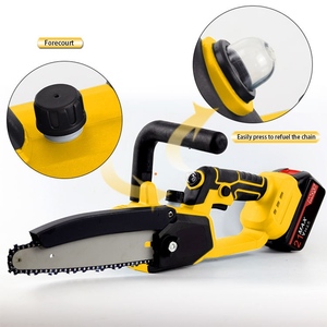 Scie à chaîne sans fil 8 pouces à moteur brushless, qualité industrielle, portable, pour jardinage, batterie lithium, OEM - Product Image 4