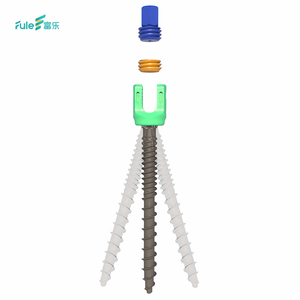 5.5 Titanyum <span class=keywords><strong>Spinal</strong></span> Vida Sistemi Ayarlanabilir Konnektör Ortopedik Omurga İmplantı - Product Image 4