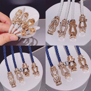 2025ใหม่สร้อยข้อมือเงิน925คลาสสิก FR-ED <span class=keywords><strong>forec</strong></span> 10 Horseshoe L เครื่องประดับหรูหราคุณภาพสูงสำหรับผู้หญิงและคู่รักขายส่ง - Product Image 2