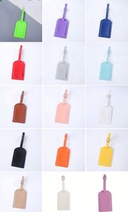 Custom Logo Luggage for Suitcases Pu Leather Bag Tags Privacy Protection Travel Essentials Promotion <b>Gift</b> - Product Image 3