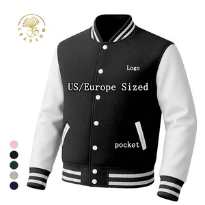 Chaqueta de Béisbol para Hombre, Estilo Urbano, Holgada, de Alta Calidad, Tallas Grandes, Ropa de Exterior, Venta al Por Mayor, Personalización Rápida con Bordado - Product Image 1