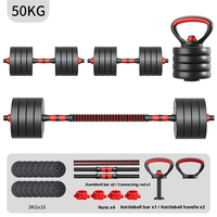 Ensemble d'haltères et de barres de musculation OEM/ODM, réglables, écologiques, durables, pour exercices des bras, fitness complet, utilisation en salle de sport, unisexe
