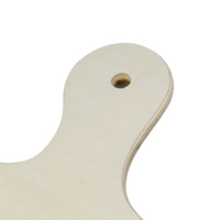 Truelle MSN en acier au carbone de qualité industrielle et pour le bricolage avec manche en plastique, lame en plastique pointue pour application de plâtre et de flotteur