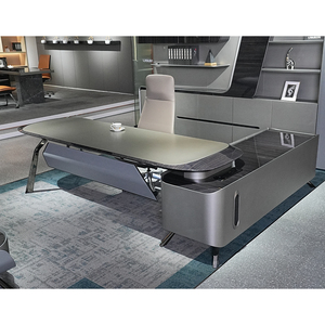 Bureau de direction en mélamine largement utilisé, mobilier de bureau design, bureau d'angle pour cadre - Product Image 6