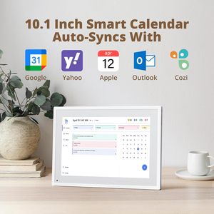 Marco de Fotos Digital IPS de 10.1 Pulgadas y 1920x1080 con Calendario de <span class=keywords><strong>Google</strong></span> - Product Image 4