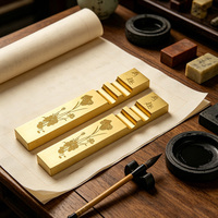 Fournisseur fiable de presse-papiers en métal lestés, style chinois, à thème moderne, gravés avec précision, pour la décoration de bureau