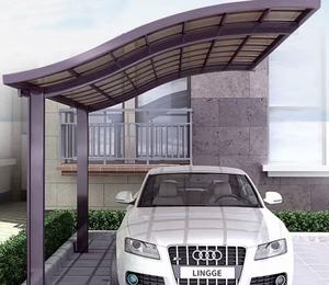 Abri de voiture, garage extérieur, toit en polycarbonate, abri de voiture, pare-soleil, auvent en aluminium, abri de voiture - Product Image 3