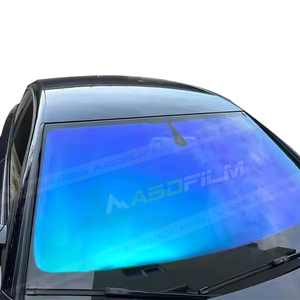 Phim cách nhiệt đổi màu tắc kè hoa 6099 xanh tím, độ dày 2Mil, khả năng hấp thụ nhiệt 54%, phim dán kính ô tô đổi màu - Product Image 1