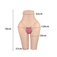 Culotte en silicone pour rehaussement des fesses et des hanches, pour travestis et transgenres, épaississement 4,6 cm