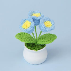 Gran oferta, girasol de ganchillo, flor de lirio del valle, <span class=keywords><strong>flores</strong></span> hechas a mano, patrón de ganchillo para graduación, Navidad, Año Nuevo chino - Product Image 6