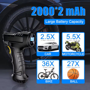 Meilleur vendeur CZK-3665 Gonfleur de pneus de voiture portable Gonfleur de pneus de voiture automatique <span class=keywords><strong>Mini</strong></span> <span class=keywords><strong>pompe</strong></span> à air électrique sans fil pour vélo avec LED - Product Image 2