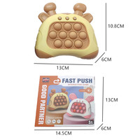 Jouet éducatif electrico juego fabrica presse rapide bouton lumineux console puzzle créatif pop push rapide jeu de bulles