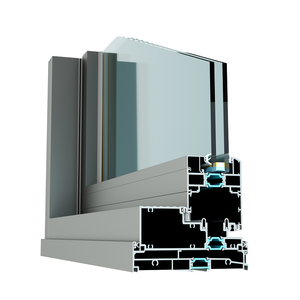 Système de fenêtres modernes en aluminium à double et triple vitrage, étanches, pliables en accordéon, insonorisées, pour salon - Product Image 4