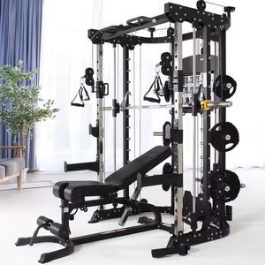 Vente chaude Smith Machine Machine <span class=keywords><strong>de</strong></span> force multifonctionnelle Station d'exercice <span class=keywords><strong>de</strong></span> gymnastique pour l'entraîneur commercial <span class=keywords><strong>de</strong></span> forme physique <span class=keywords><strong>de</strong></span> gymnase - Product Image 1