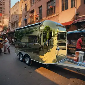 Outlet nhượng Bộ thiết bị tùy chỉnh xe tải cho thuê máy Áo khoác Kebab rơ moóc nhà hàng cà phê giỏ hàng rơ moóc